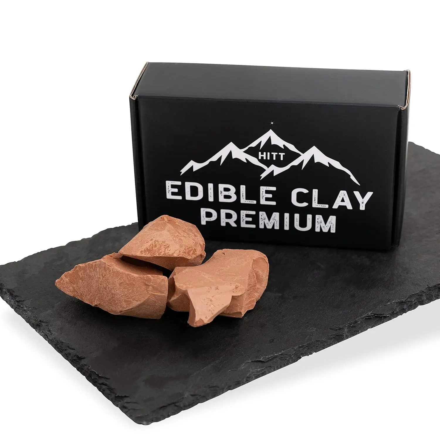 HITT Premium Edible Red Clay — Earthy Flavor Crunchy Dirt Chunks for Eating, PICA Cravings and ASMR Food Content Creators — Handpicked, Organic, Ready to Eat PICA Snack — 7 oz / 200 g