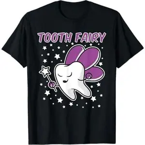 Cute Tooth Fairy Halloween Costume Dental Assistant Dentist T-Shirt