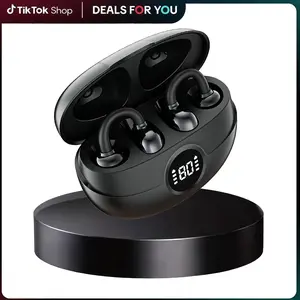 5.4 Version Low Latency Multifunctional Wireless Earphones with Power Display Touch Control Over Ear Type-C USB Charging Compatible with Mobile Phones Preferred Gift