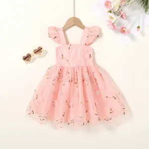 YOUNGER TREE Toddler Girls Tutu Dress – Tulle Summer Dress, Princess Sundress for Parties, Ages 1–6 Years