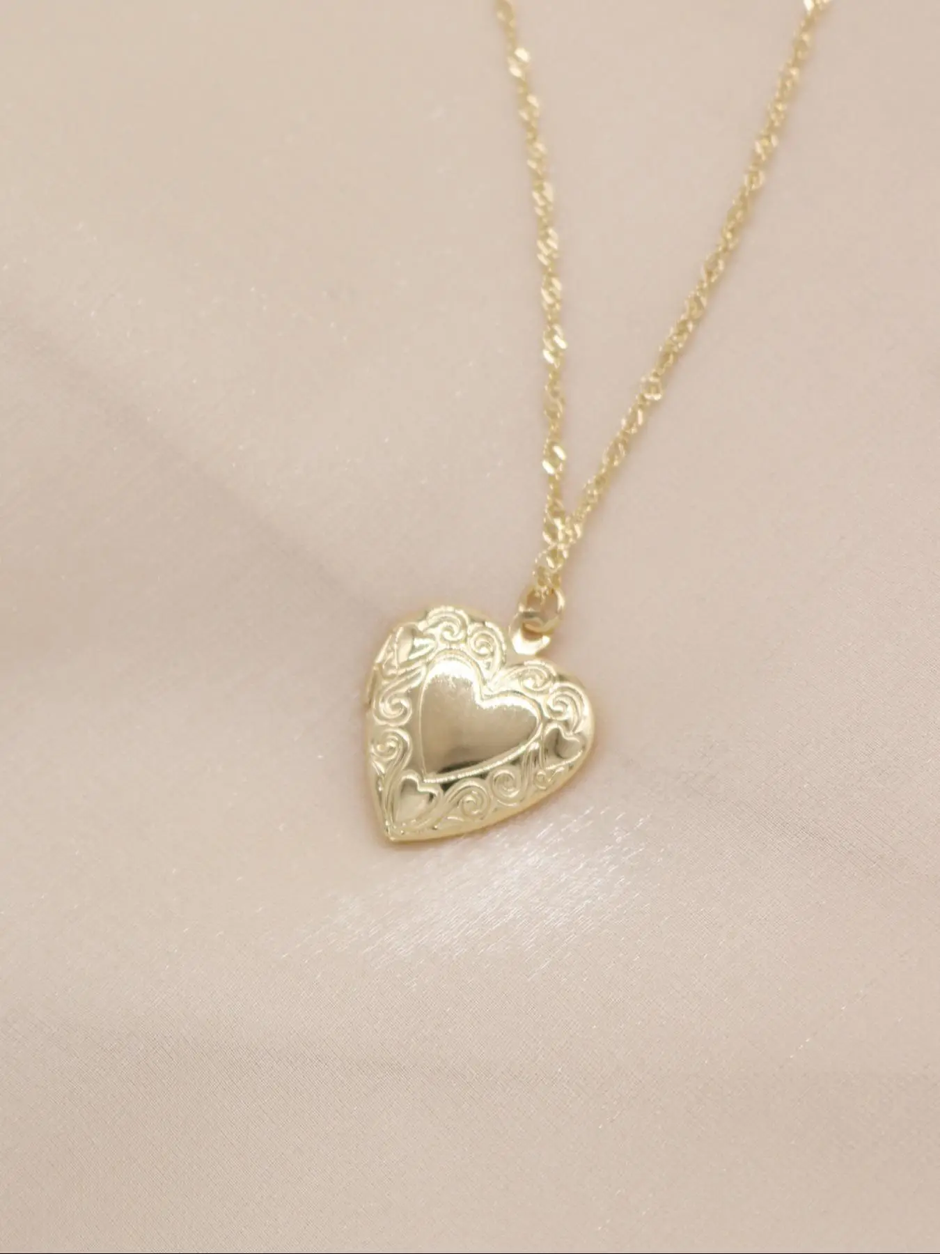 Heart Shaped Pendant Necklace for Women,  Fashion Jewelry for Party, Daily Clothing Decor, Trendy All-match & Exquisite Jewelry for Birthday Gift