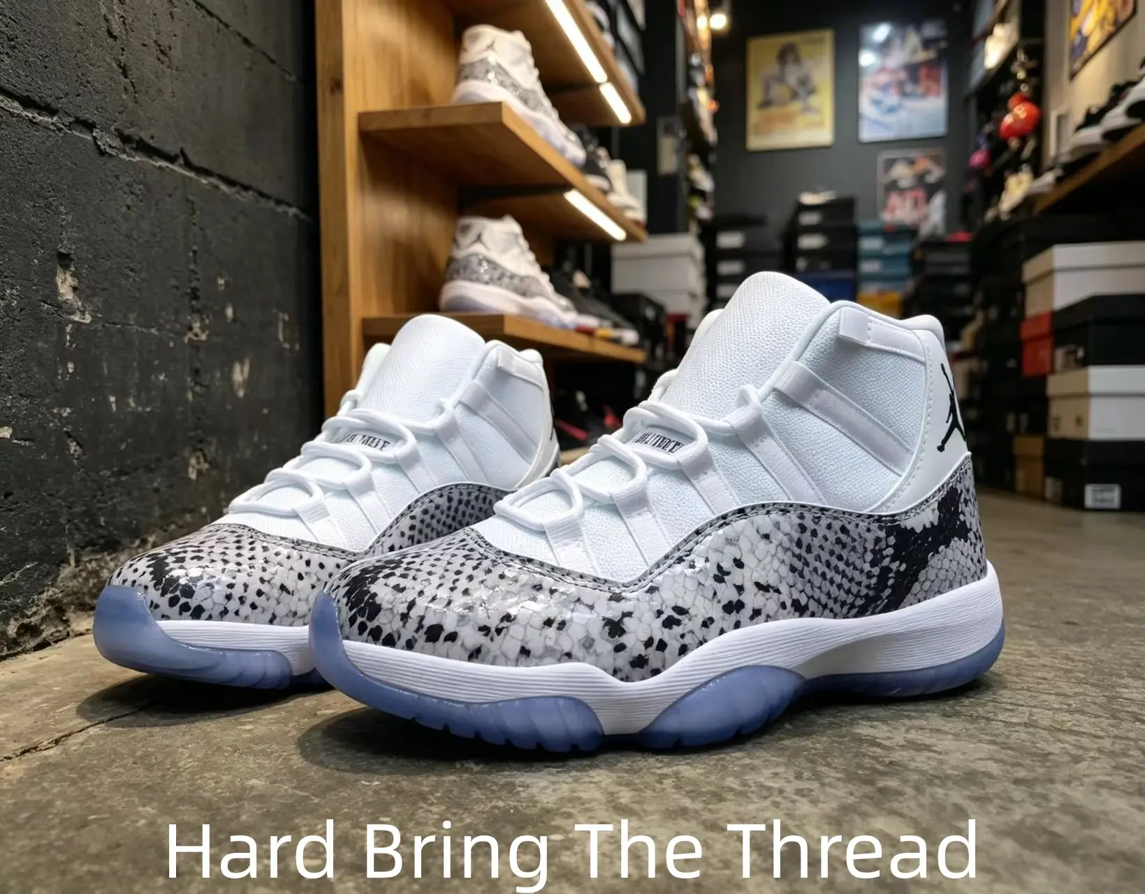 Premium High-Top Sneakers With Intricate Scale-Like Pattern And Frosted Blue Sole, A Standout Choice For Collectors And Fashion-Forward Individuals Seeking Unique Footwear