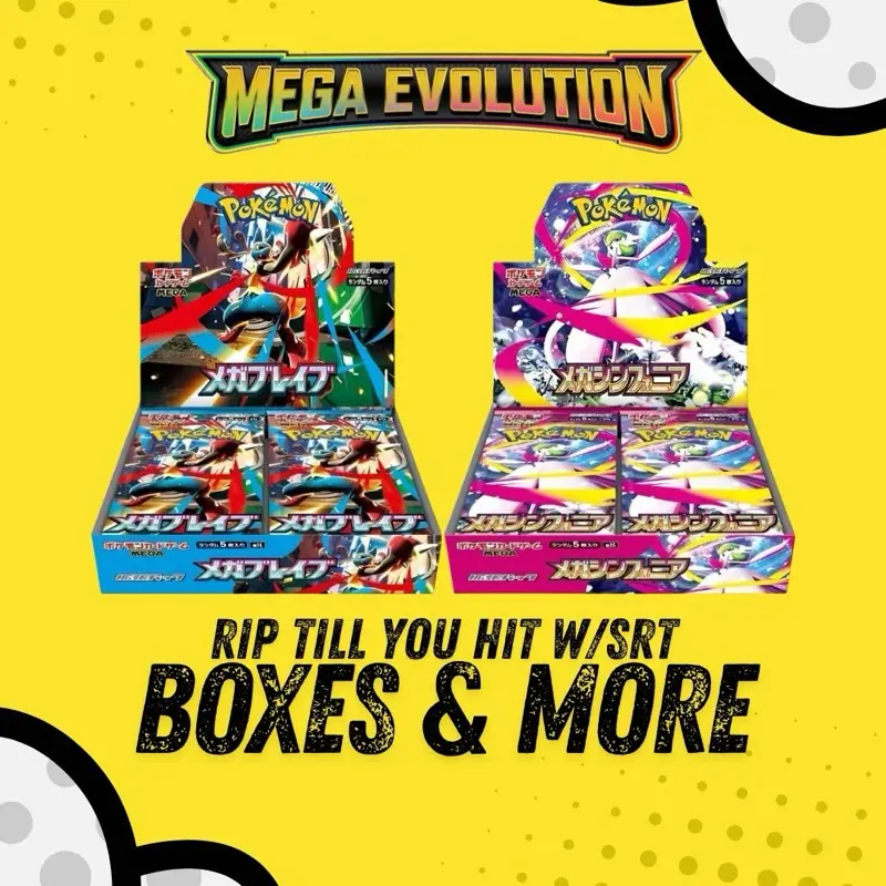 Mega Evolutions Japanese Pokemon Box / RTYH
