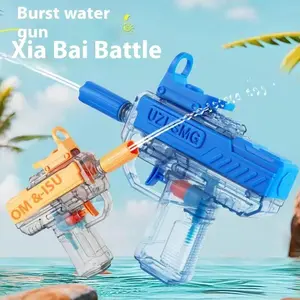 New style Summer UZI Water Gun non Electric Pistol High-pressure Full Automatic Shooting Water Beach Toy Gun For child presen