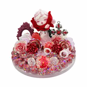 Handmade Round Phone Stand with Cream Glue - Kosbling Blind Bag