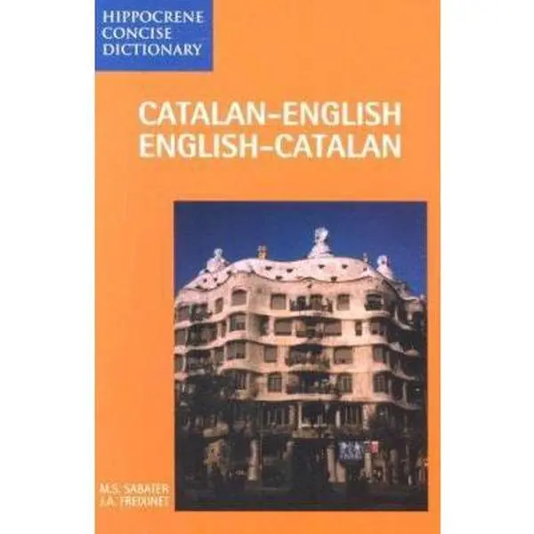 USED Book - Catalan-English/English-Catalan Dictionary (Hippocrene Concise Dictionary) by M. S. Sabater (Paperback) - english