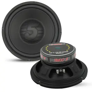 5 Core 8 Inch Subwoofer 200W Car Audio Woofer 4 Ohm Replacement Deep Bass Component Loud Speaker