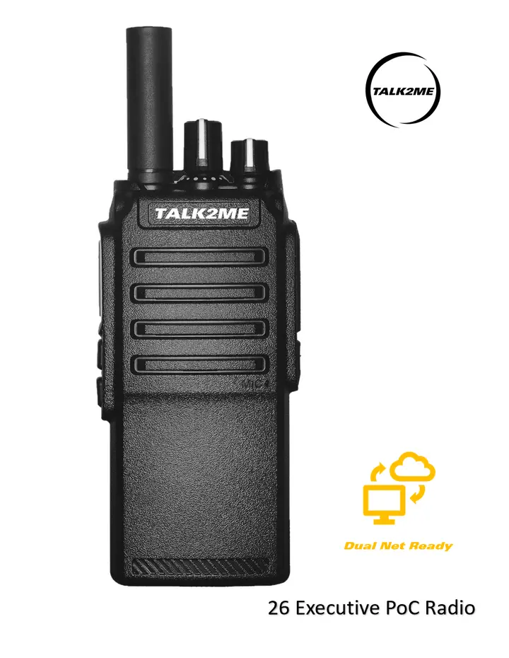 26 Talk2Me Executive Business Class PoC Walkie Talkie