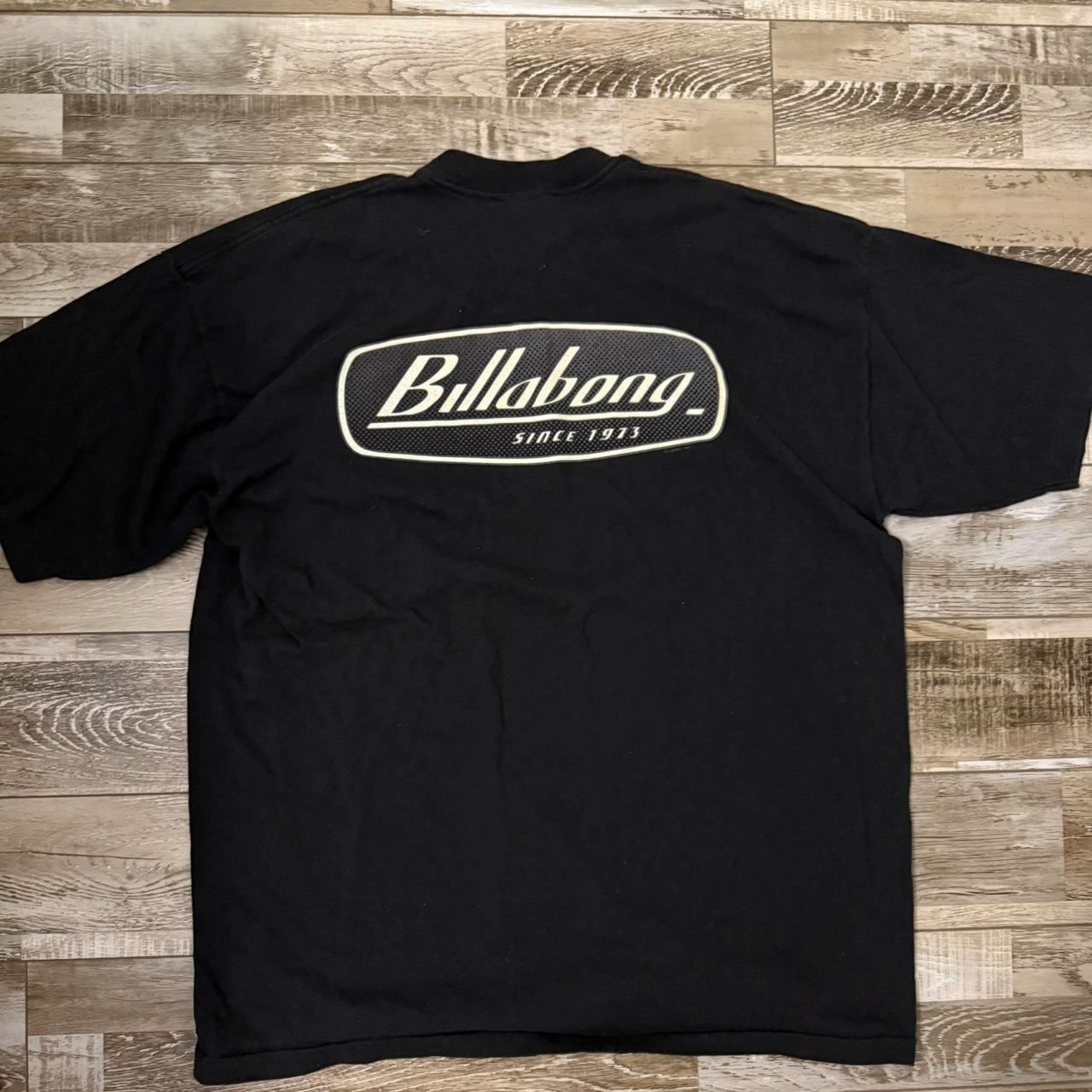 Crazy Vintage White Tag 90s Billabong Black Surf Tee with Super Cool Back Hit, Outfit Ideas, Best Sellers