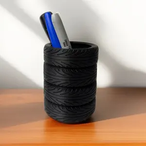 Tire Shop Desk Organizer, Gift for Mechanics, Garages, Body Shops, Car Dealerships, Storage for Pens, Pencils, Drill Bits & More!