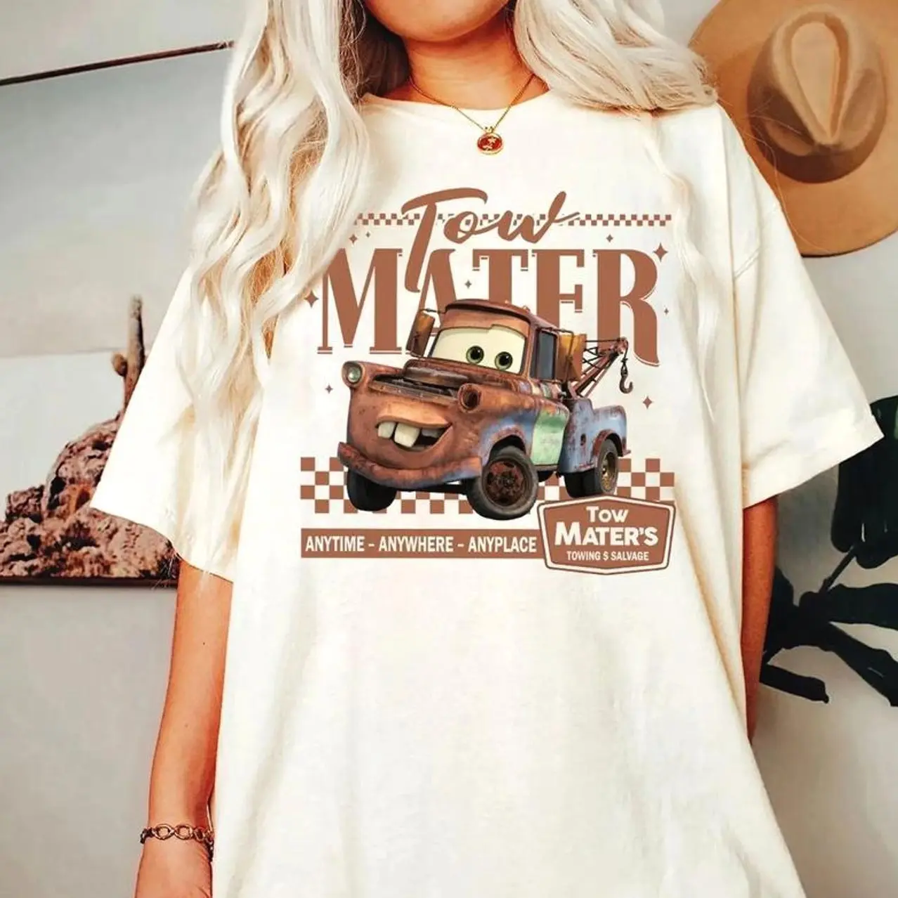 Adult & Youth  Retro Tow Mater Shirt, Vintage Tow Mater Shirt, DisneyWorld Cars Shirt, Disneyworld Family Vacation Shirt