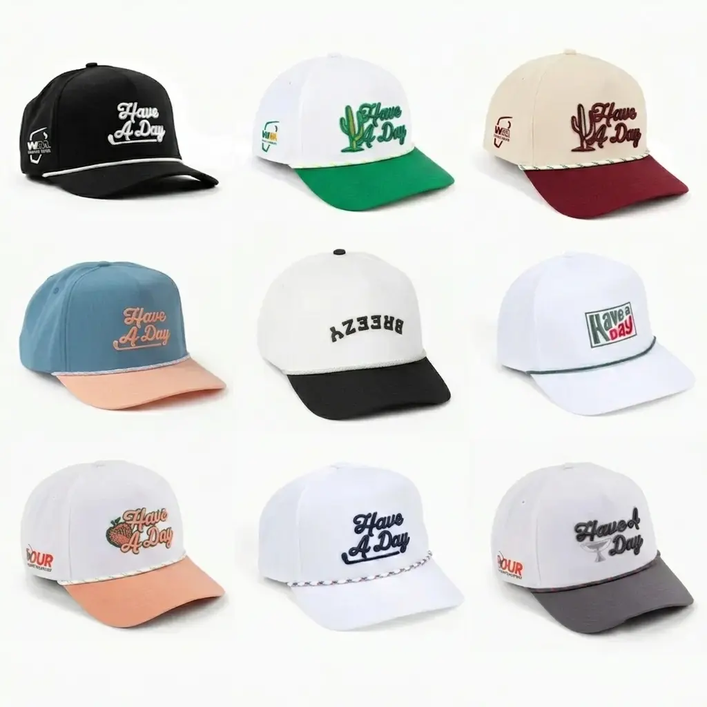Full Collection Breezy Golf "Have A Day" | Premium Tour-Inspired Rope Hat Series | Elevated Golf Lifestyle Cap | Limited Summer Drop | Refined Country Club Aesthetic