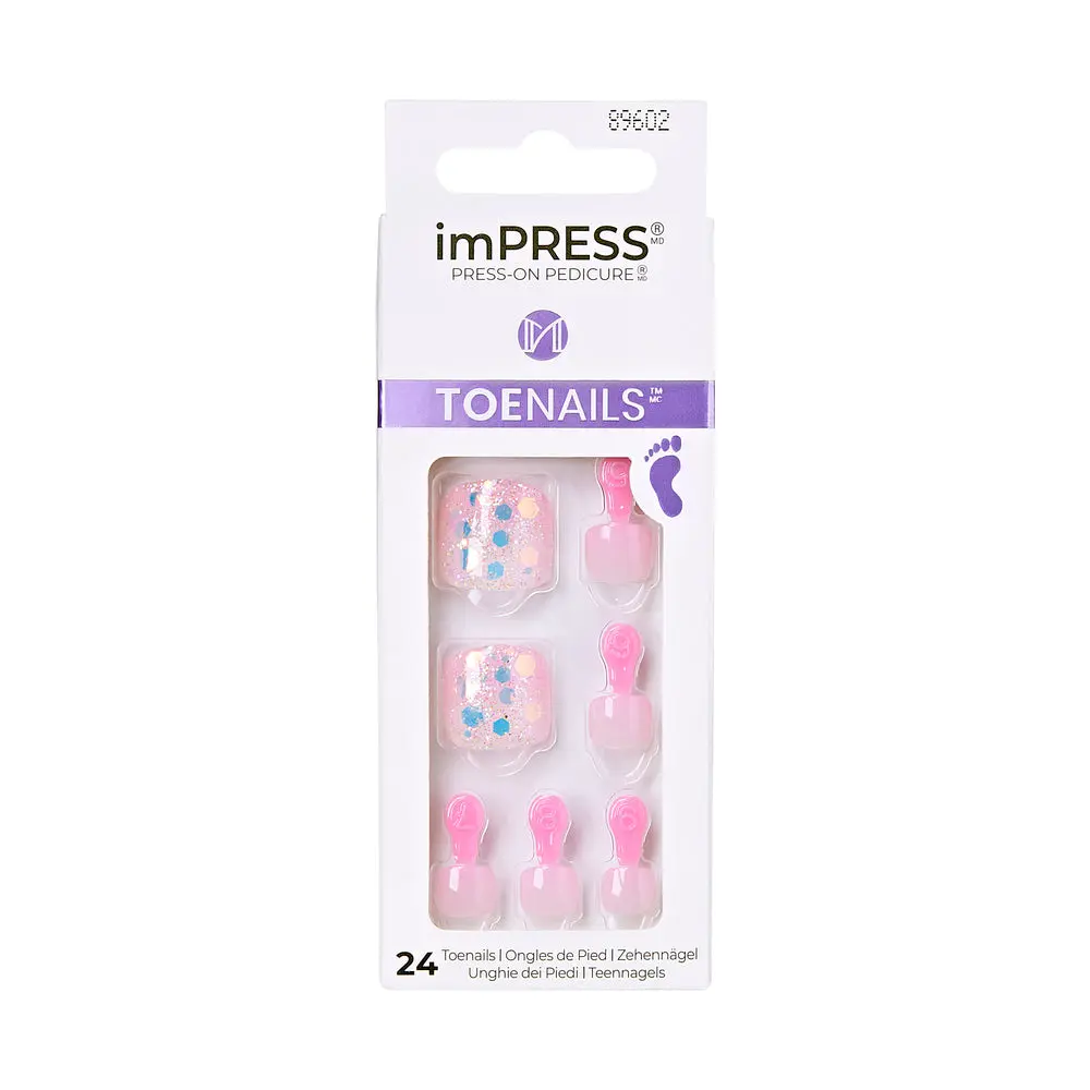 KISS imPRESS Toe Nails - Brave Hearts