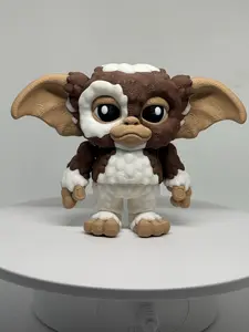 3D Printed Gizmo Flexi Gremlins Figurine Retro 80s Movie Collectible Articulated Spooky Cute Desk Pet Horror Fan Gift | Nostalgic Horror Toy