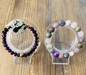 Plum and Pearl Bracelet - Divine Layers Collection