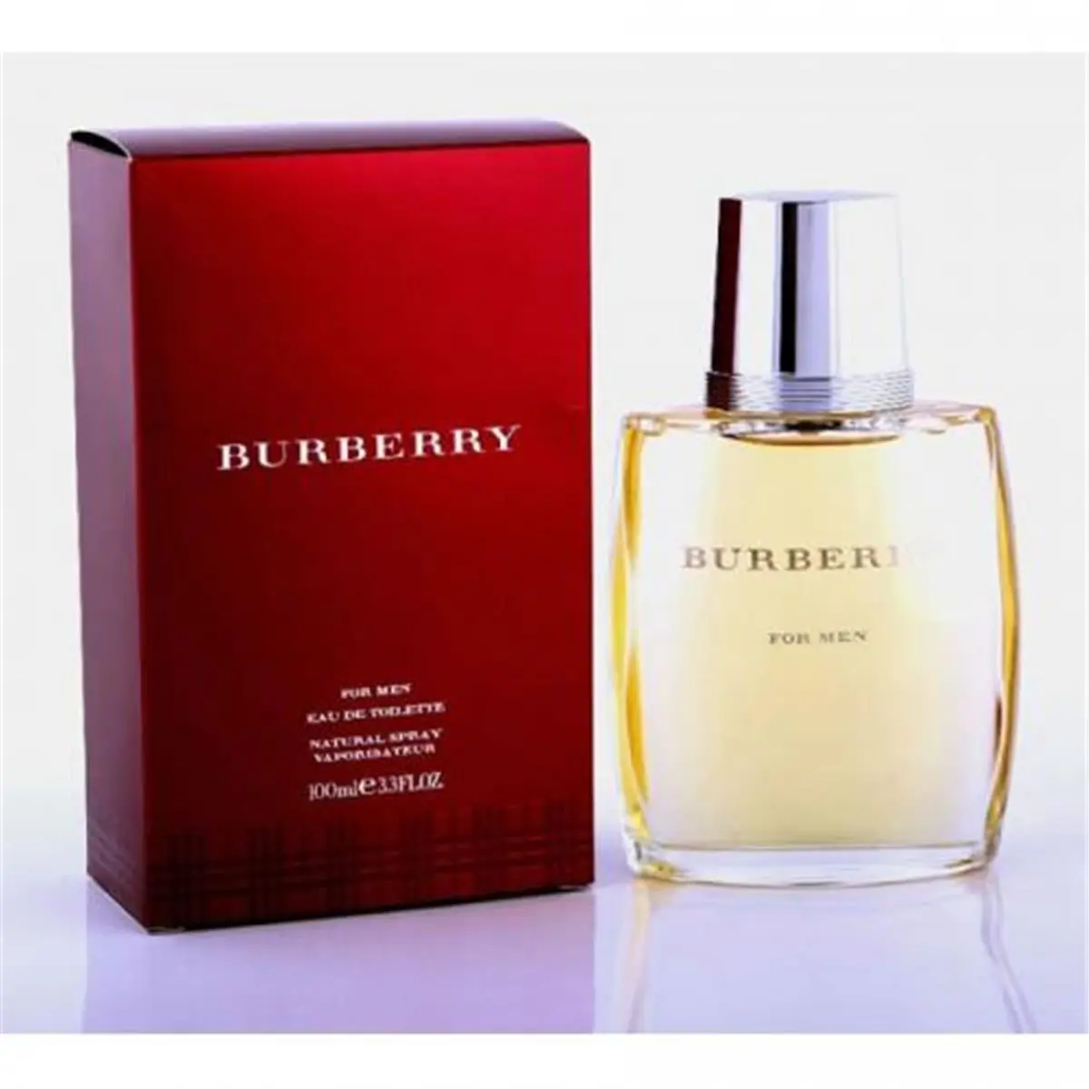 BURBERRY Classic Men's Eau De Toilette Spray - 3.4oz Bottle, Clean Spray-On Men's Fragrance with Mint, Lavender, Bergamot Blend Fresh Aroma, Clean Men's Fragrance