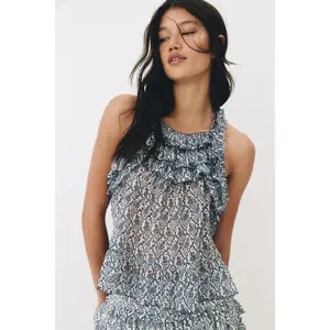 H&M Frill-trimmed top