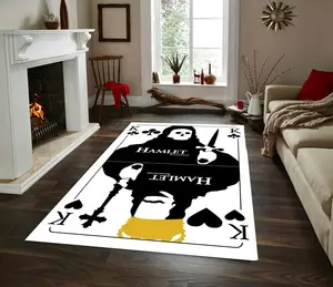 Hamlet Shakespeare Rug,Carpet,Area Rug Nonslip Floor Carpet,Teen'S Rug,Area Rug Halloween Gift For Family, Cute Gift Non-Slip Floor Carpet, Decoration Mat for home Living Room Bedroom, Room Decor, Home Decor