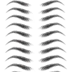 Waterproof Eyebrow Tattoos, 48 Total Eyebrow Tattoos | Styles Arched | Natural | Upward | Tapered Temporary Eyebrow Tattoo Stickers, Long Lasting Natural False Eyebrows Makeup Stickers For Eyebrow Shaping. Distributed by Acts 2:17 Brushes & Cosmetics