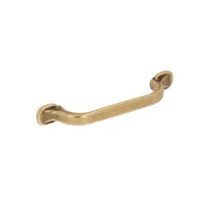 Antique Brass Transitional Cabinet Pulls | Antique Brass with Vintage Patina