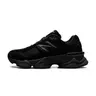 New Balance 9060 Triple Black Cat Suede Men's Sport Shoes - NB Chunky Streetwear Sneaker Style, Breathable Trainer, Cushioned Casual Athletic Sneaker, Low-Top Shoe, Daily Wear Footwear