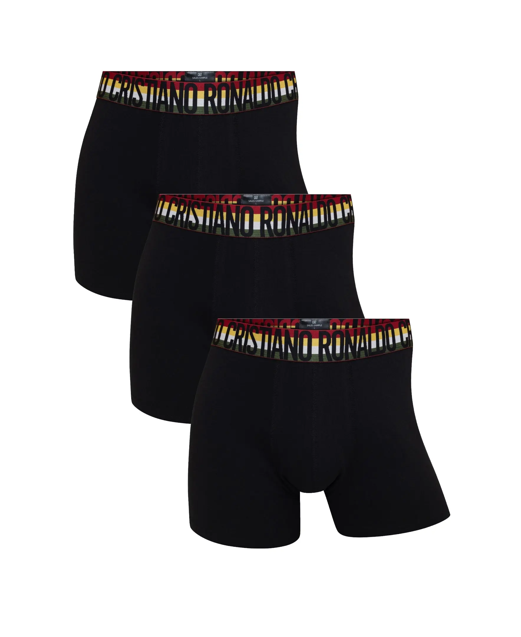 Limited Edition CR7 Portugal Inspired 3-Pack Cotton Blend Trunks
