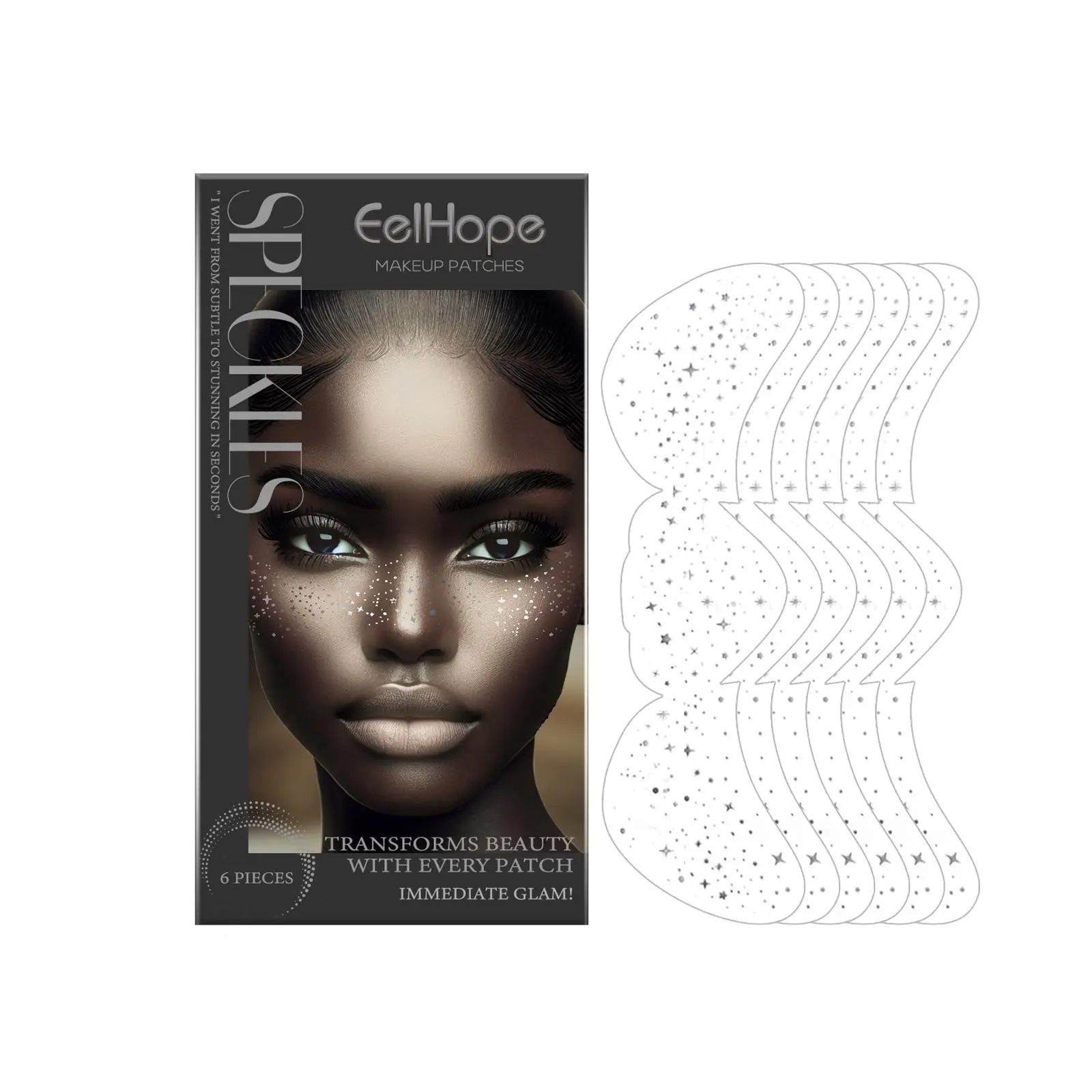 Spot Makeup Patch Glitter Spot Tattoo Stickers Easily Create Freckle Makeup Contouring Patch