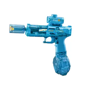 Ultimate Battle Powerful Electric Water Gun, Water Blaster Automatic Squirt Gun with Glowing Muzzle 320cc High Capacity, Up to 32 FT Range, Outdoor Summer Party Toy OutdoorFun for Adults &Kids Toys #Summervibes sound effect