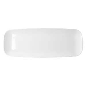 17.5" Organic White Rectangle Serving Dish - 2 Pack