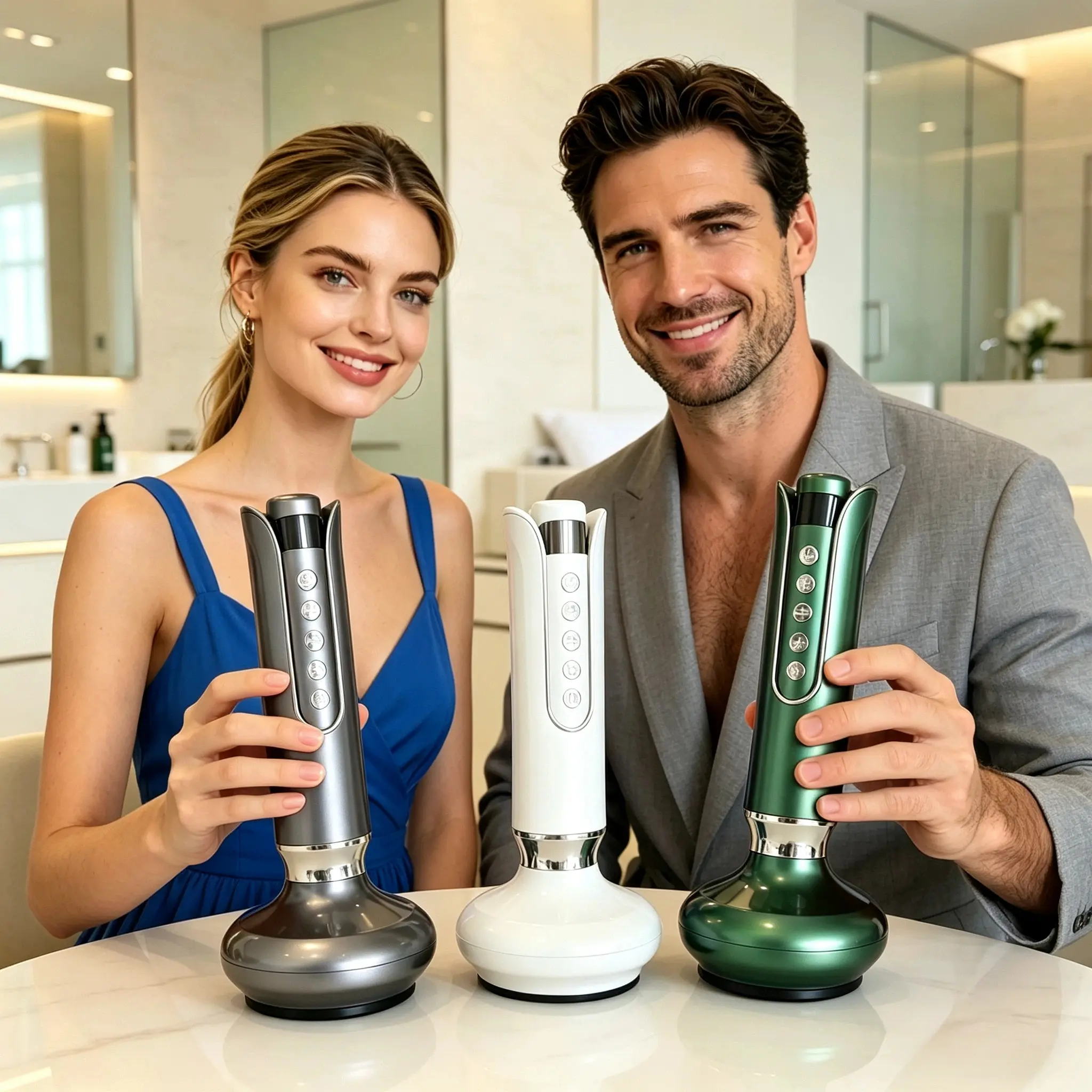 Intelligent Negative Pressure Scraping Cupping Massager - 12-Level Adjustable Suction Beauty Product for Full Body, Wrist, Hip Massage, Includes Batteries & Box, Unisex Personal Care Appliance