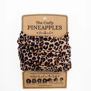 Cheetah Pineapple Headband for Curly Hair Cheetah Pineapple Headband for Curly Hair