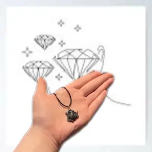 Black Onyx Medusa necklace