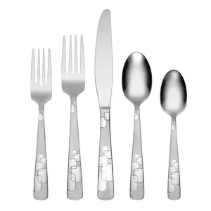 Oneida Quadratic 20 Piece Flatware Set, Service for 4 Oneida
