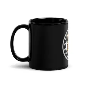 WL Ram Black Glossy Mug