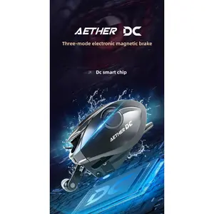 Intelligent DC Baitcasting Reel, Electronic Brake Anti-Backlash Fishing Reel, Long Cast BFS Ultralight Reel with 5th Gen Drag