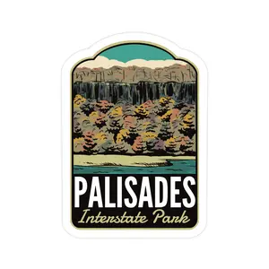Palisades Cliffs New Jersey - Vinyl Sticker