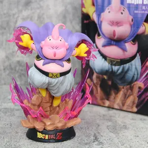Demon King Buu Figure 20cm Dual Energy Ball Effect Anime Collectible Figurine Model, PVC Collectible Statue, High-Quality Action Figures & Toys for Fans