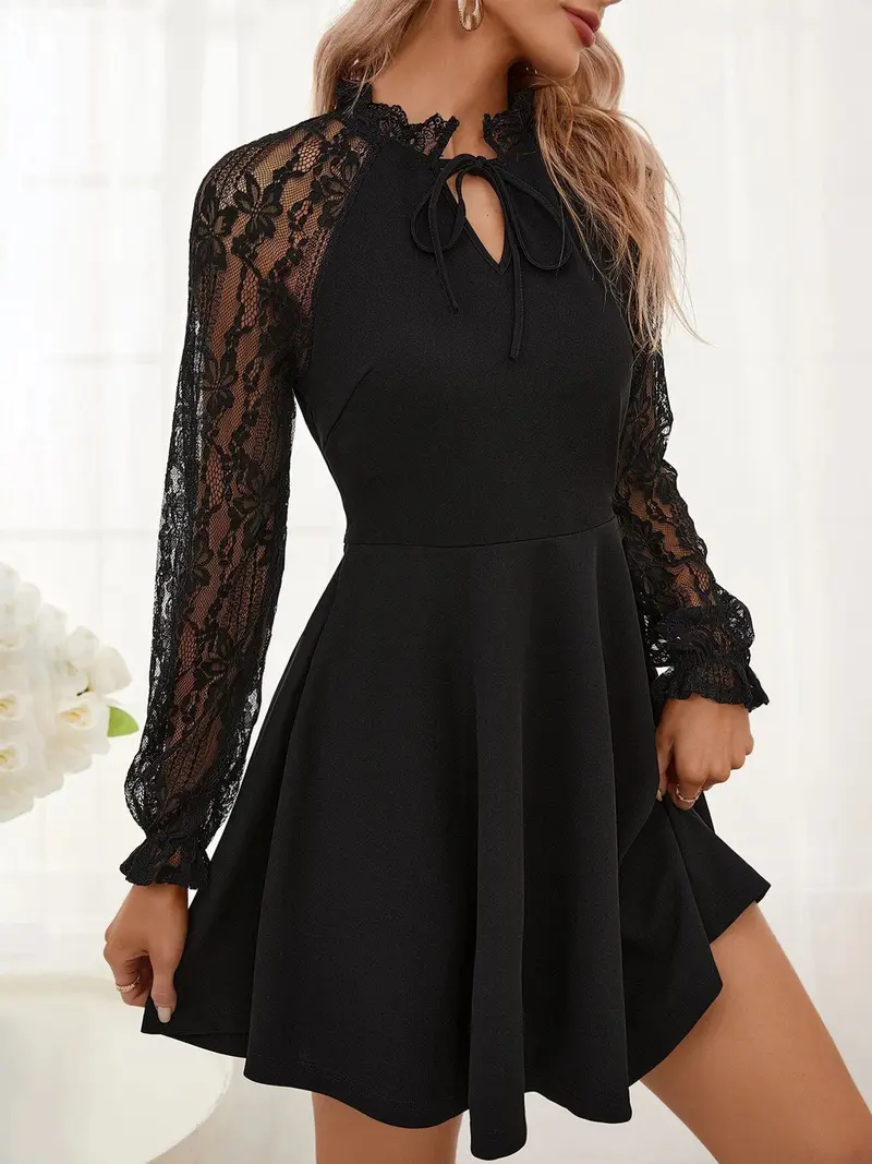 styling lace long sleeve with dress - TikTok Shop