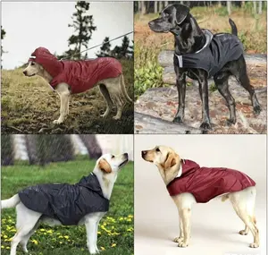 Waterproof, Dry & Warm Pet Raincoat for Small Dogs — Large Space Design, Windproof, Suitable for Large Breed Dogs