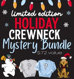 Limited Edition Mystery Sweatshirt Bundle - 2 Holiday Themed Sweatshirts