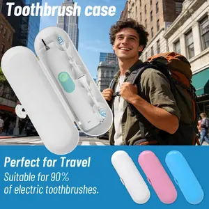 Universal Electric Toothbrush Protection Box, Portable Travel Case for Oralb & Philip Sonicare, Easy to Use,Waterproof and dustproof, Storage