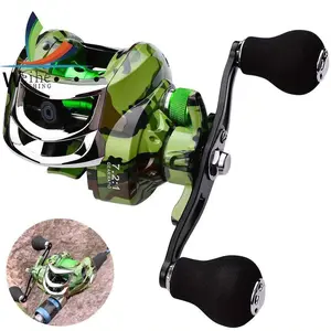 High Performance Metal Fishing Reel with Powerful Drag, Bearing Explorer Life Two-Handed Suitable for Baitcasting Reels - Suitable for Both Fresh And Saltwater Fishing