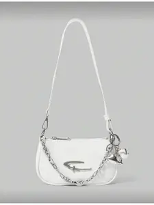 Gothic Style Women's Square Bag Camera Bag PU Leather Metal Star Chain Ball Decor Y2K Metal Fashion Crossbody Bag for Daily Commute Gift Holiday Lady Shoulder Bag