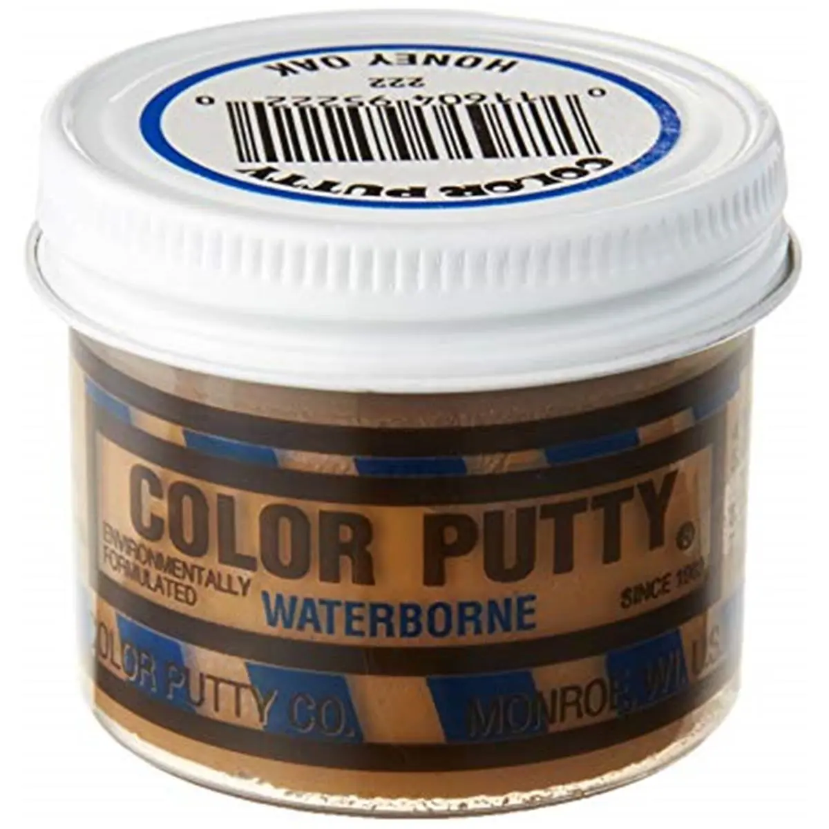 Color Putty 222 Water-Based Formula Color-Transmitted Putty, Honey Oak - 3.68 oz