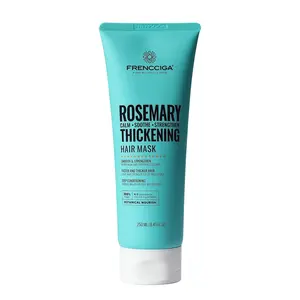 FRENCCIGA Rosemary Hair Mask, Strengthening Hair Masque, Deeply Nourishing & Strengthening Dry Damaged & Frizzy Hair, Moisturizes, Detangles & Adds Shine | Natural Ingredients | Salon Exclusive Formula | 8.45 FL.OZ Daily Haircare
