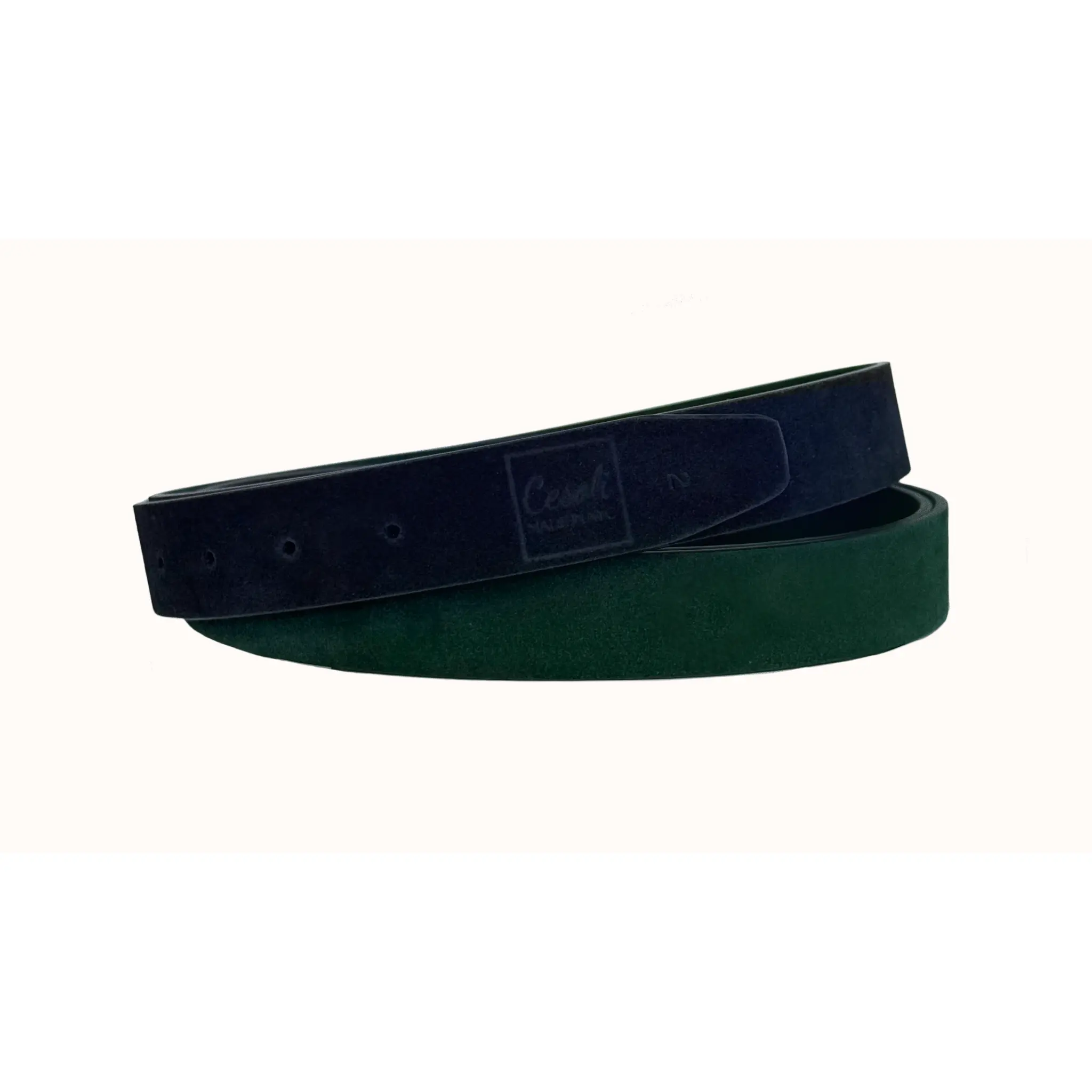 Huntress & Midnight Reversible Suede Strap  | 3cm