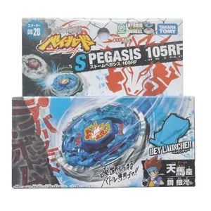 Metal Battle Fusion Top BB28 SPEGASIS 105RF Hybrid Wheel with Handheld BEY Launcher