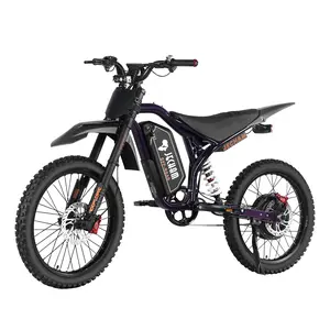QF200 Pro Electric bicycle: 3000W motor, 60V 32Ah battery, top speed up to 50 km/h, 19-inch wide tires. Equipped with LCD display, NFC unlocking function, supports three-speed gearing and shock absorption.