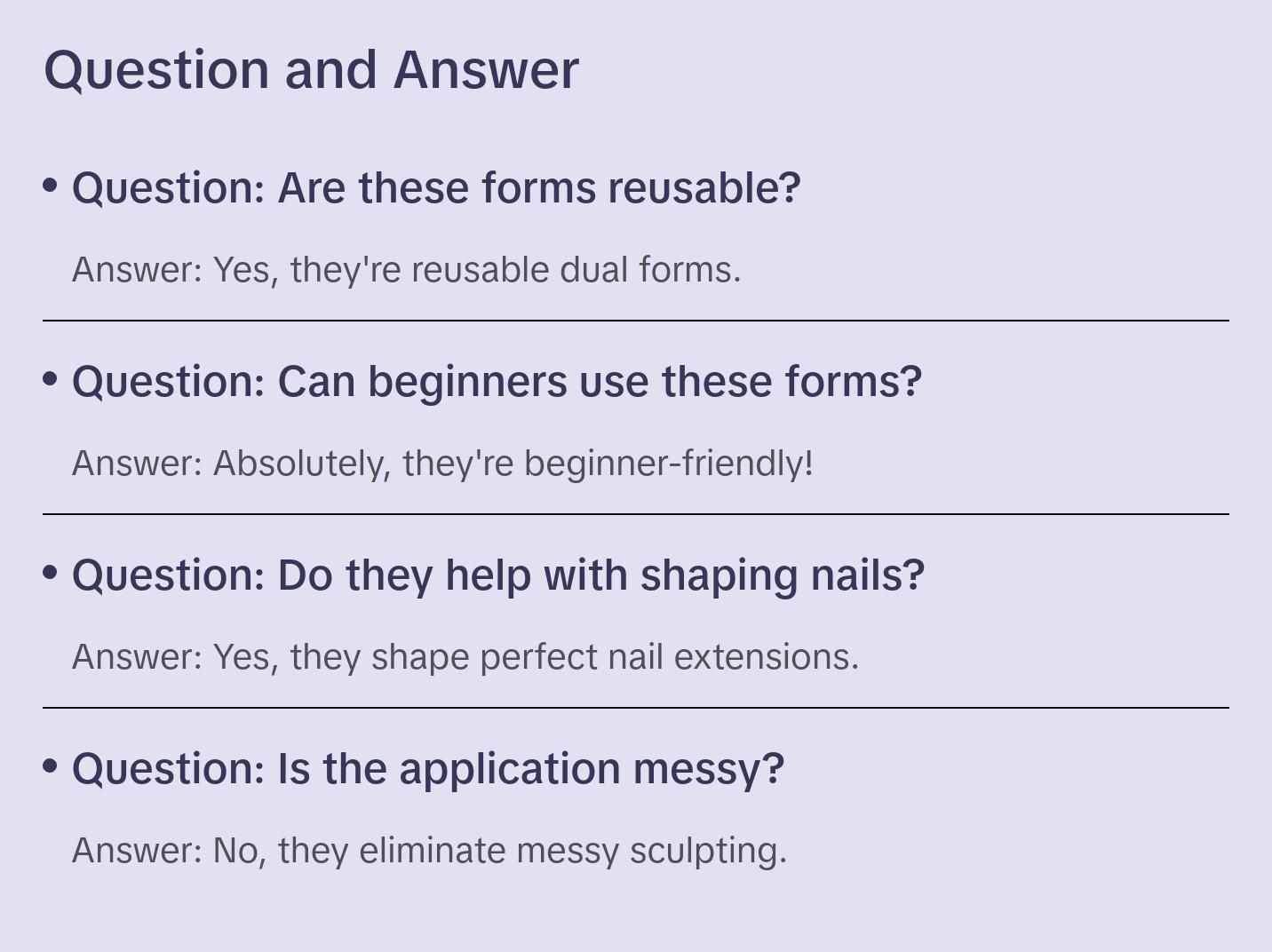 Quick Gel Nail Builder Forms