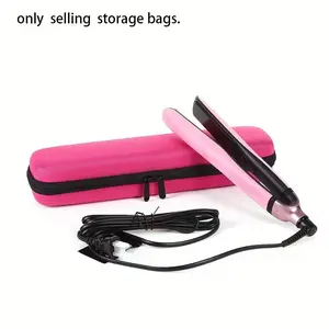1pc Hair Curler Storage Box, Heat-Resistant Dustproof Hair Tool Organizer, Portable Travel Case for Curlers, Straighteners, Blow Dryers